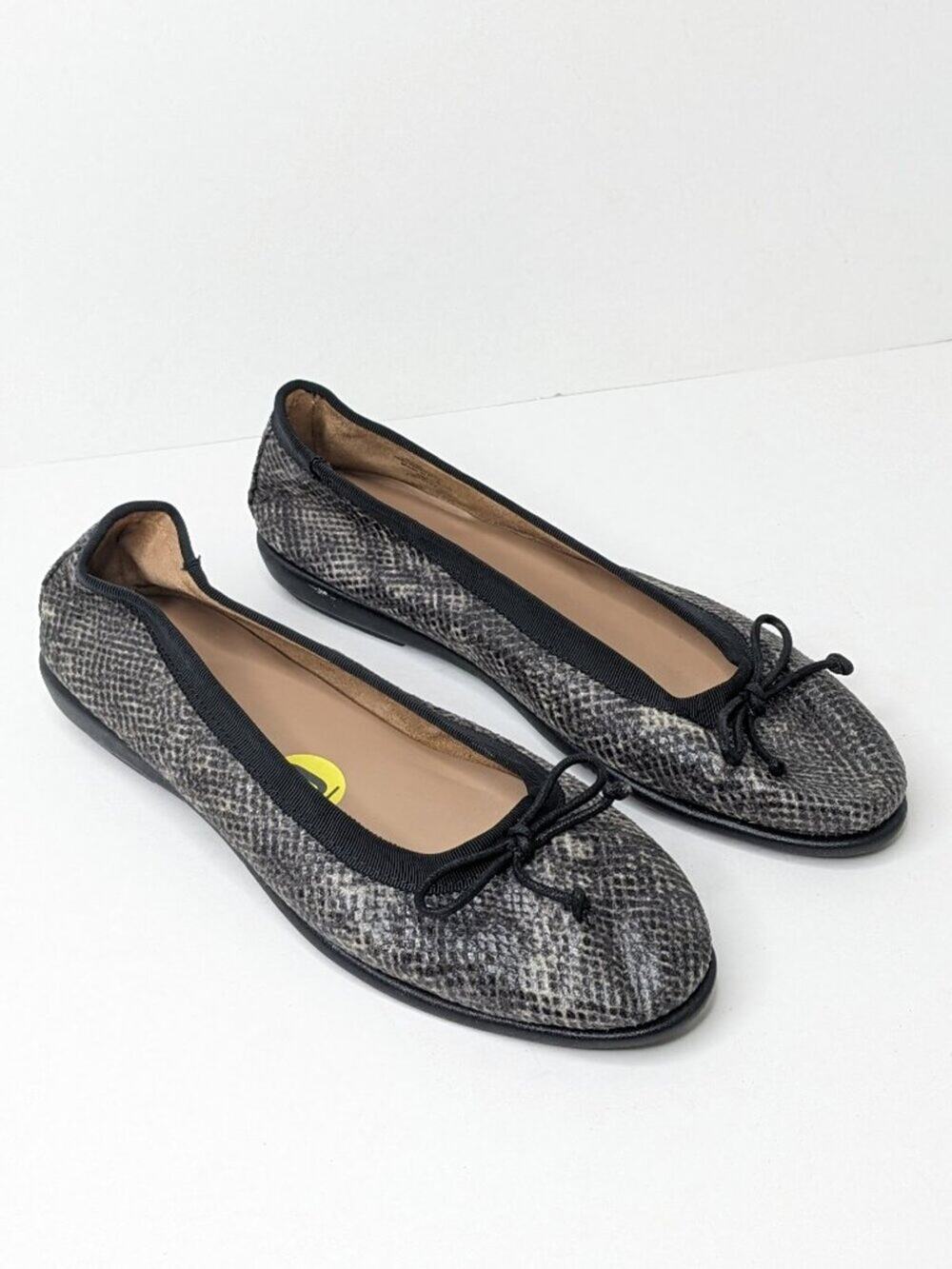 Aerosoles Homebet Ballet Flats, Grey/Black, Women's 9